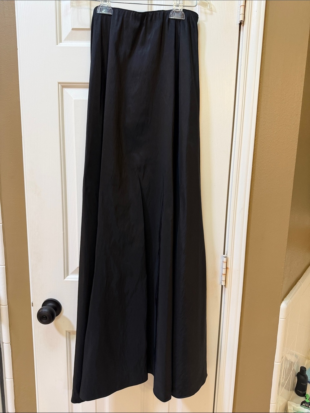 Alex Evenings Black Maxi Skirt - Flowing A-Line